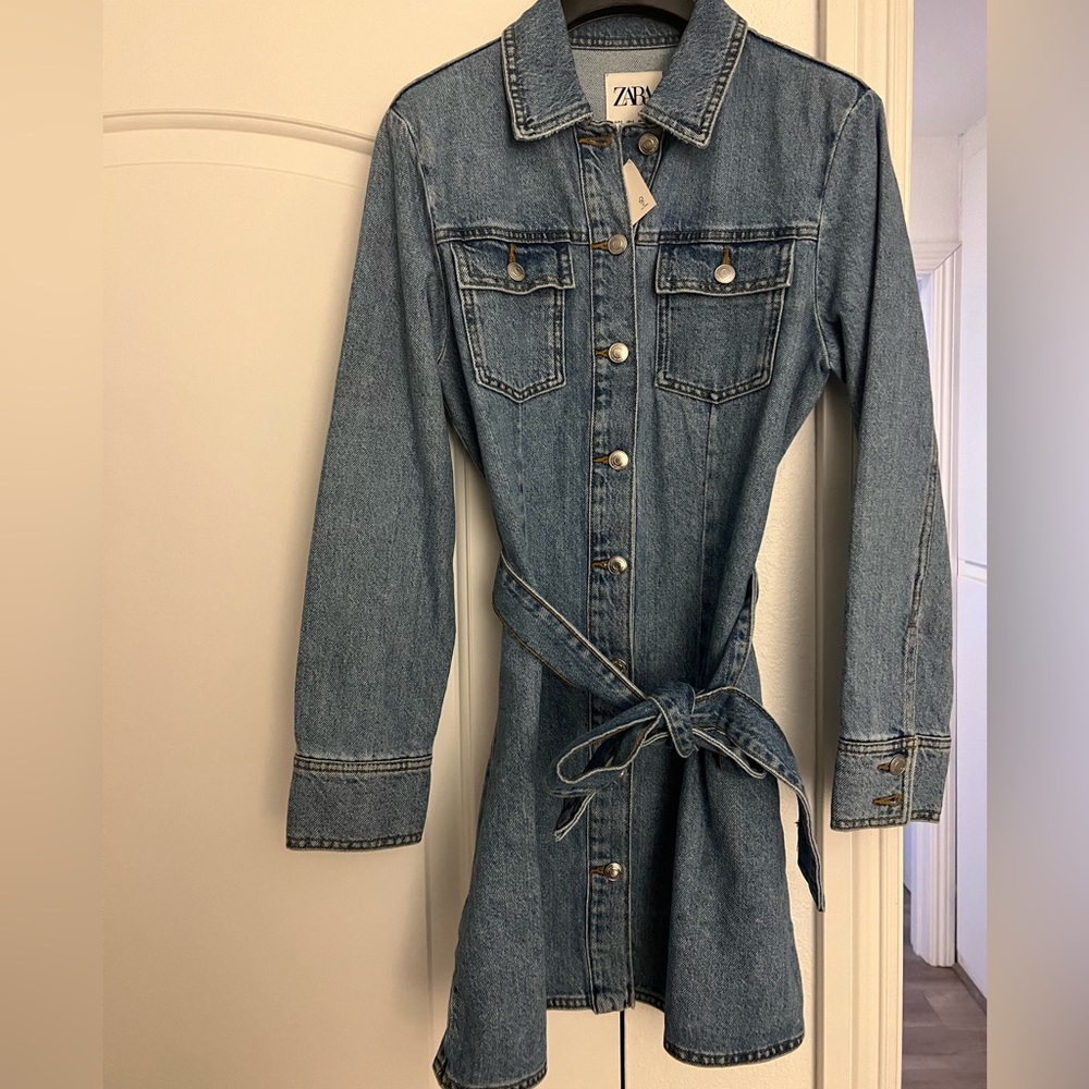 Zara Denim Mini Dress